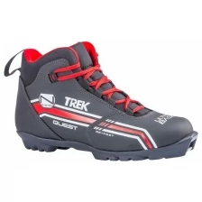 Ботинки лыжные Trek Quest 2 черный, лого красный NNN ИК, размер 36